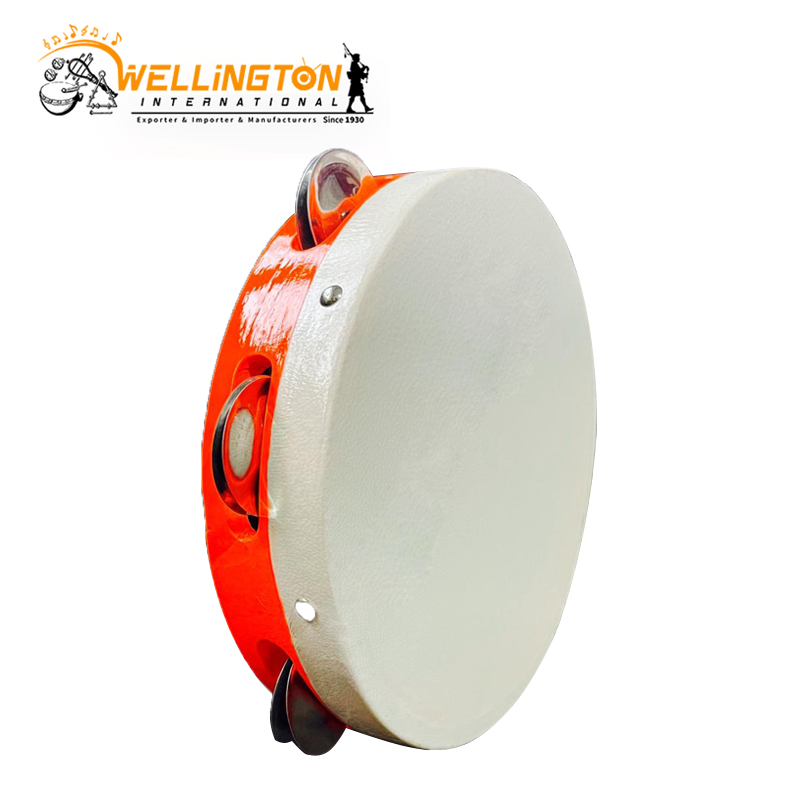tambourine-8-any-colored-glossy-finish-with-colred-skin-haed