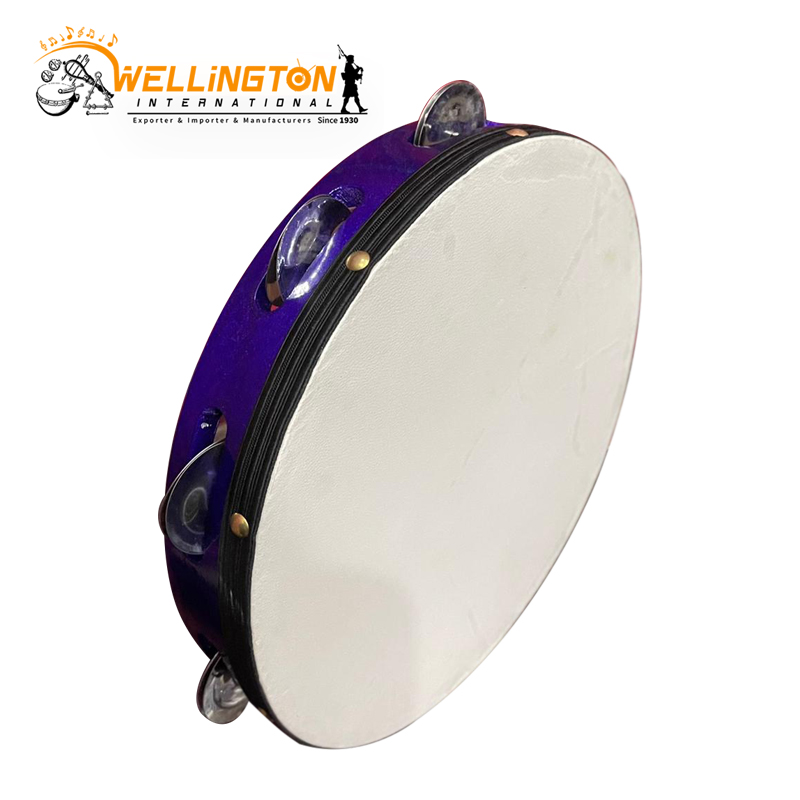 tambourine-8-any-colored-glossy-finish-with-white-skin-haed